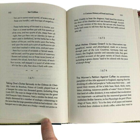 A Curious History Of Food And Drink By Ian Crofton Hardcover Book - Picture 6 of 9